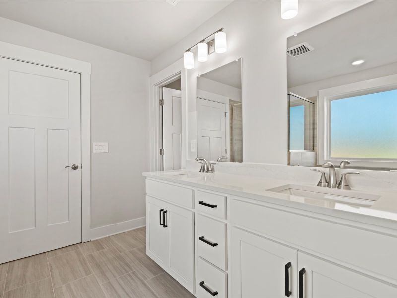 Furnished interior view inside a new home in Crossing at Abner Creek, Greer (Image 7).