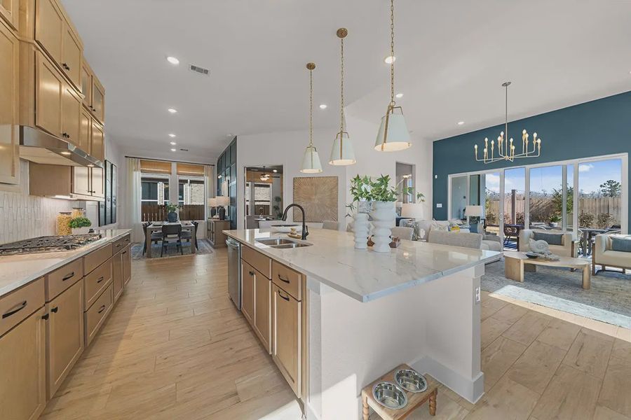 Furnished interior view inside a new home in Blue Heron, Mont Belvieu (Image 31).