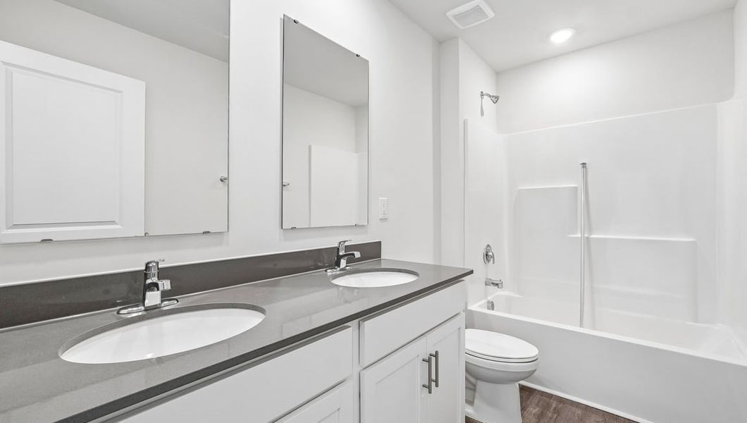 Furnished interior view inside a new home in The Falls at Newton, Newton (Image 5).