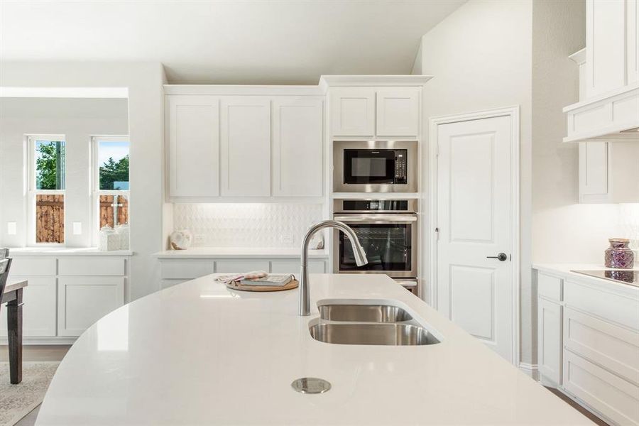 Furnished interior view inside a new home in Hayes Crossing, Midlothian (Image 5).