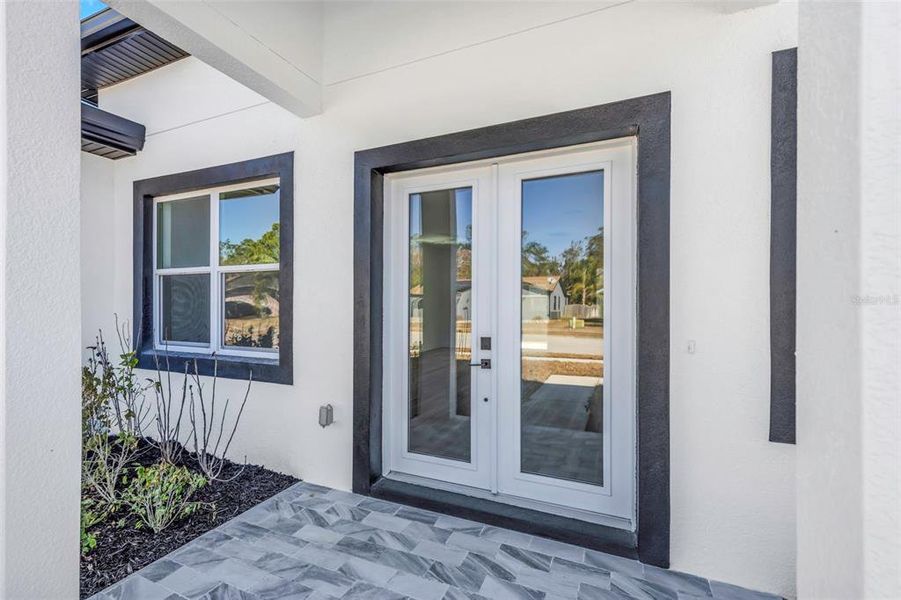 Exterior details and patio area of a home in , Hudson (Image 41).