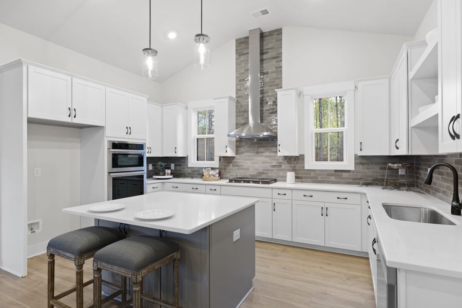 Representative furnished interior of a home built from the Madison by Hunter Quinn Homes in Beaufort County Homes, Beaufort (Image 6).