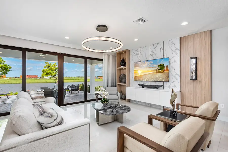 Representative furnished interior of a home built from the Costa by GL Homes in Valencia Parc at Riverland, Port St. Lucie (Image 11).