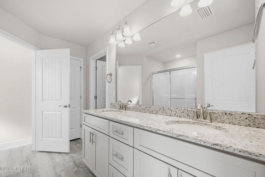 Representative furnished interior of a home built from the Plan 2101 by Adams Homes in The Bluffs at Lafayette, Freeport (Image 6).