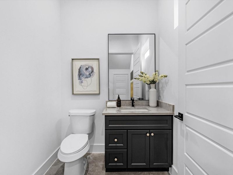 Furnished interior view inside a new home in , Houston (Image 17).