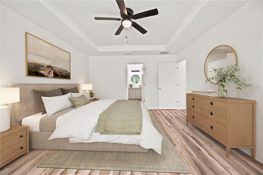 Furnished interior view inside a new home in , Ocala (Image 17).