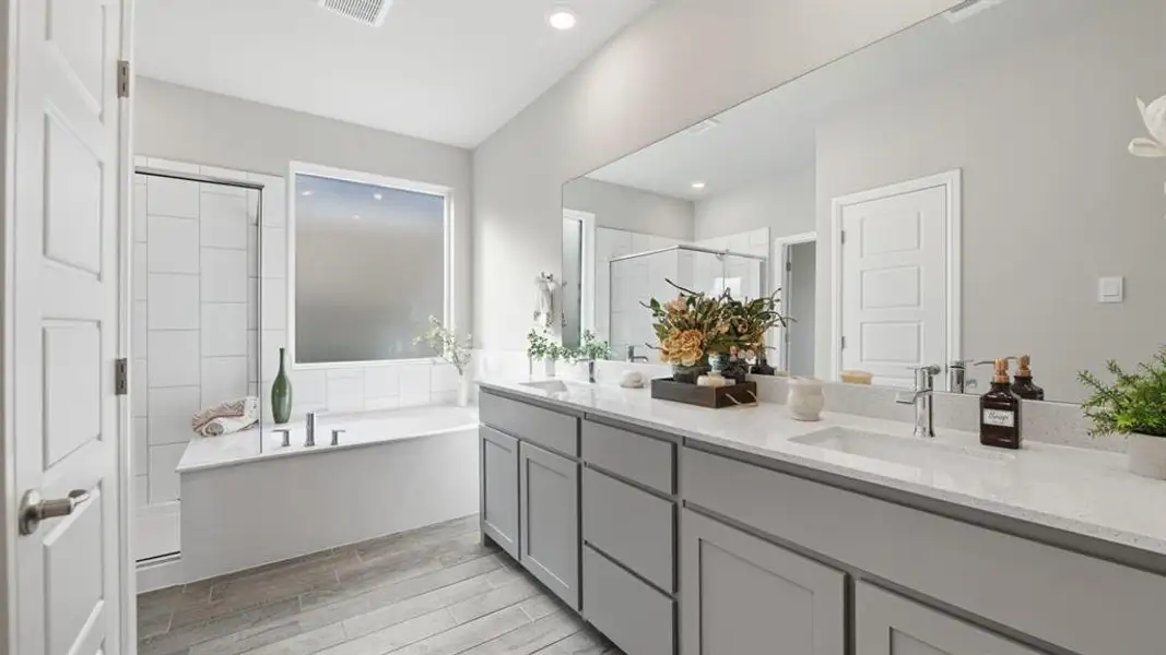 Furnished interior view inside a new home in Treeline, Justin (Image 6).