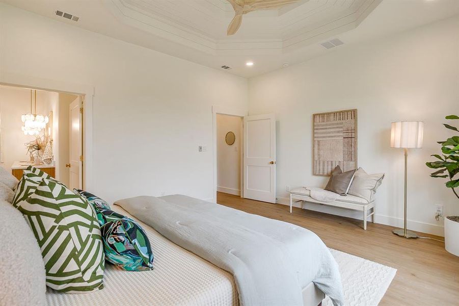 Furnished interior view inside a new home in , Burleson (Image 28).