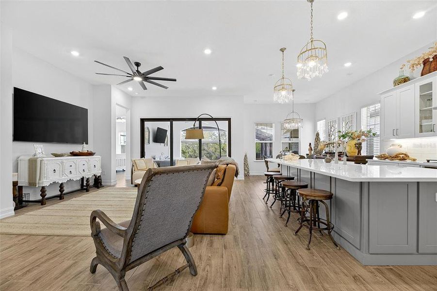 Furnished interior view inside a new home in SouthShore Yacht Club: Somerset Preserve, Ruskin (Image 39).