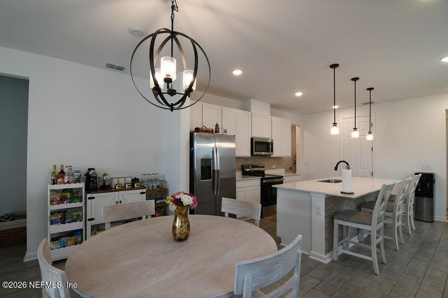 Furnished interior view inside a new home in Forest Crest, Jacksonville (Image 12).