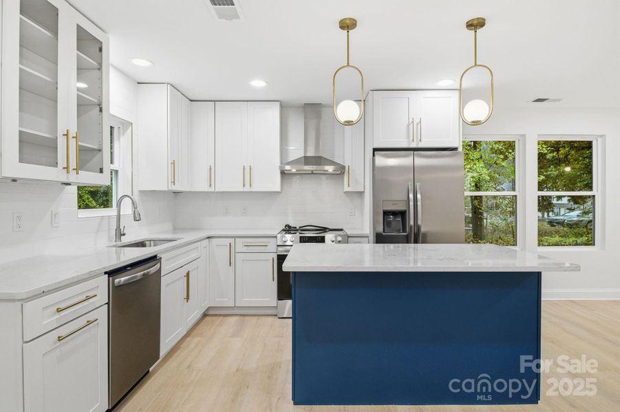 Furnished interior view inside a new home in , Charlotte (Image 8).