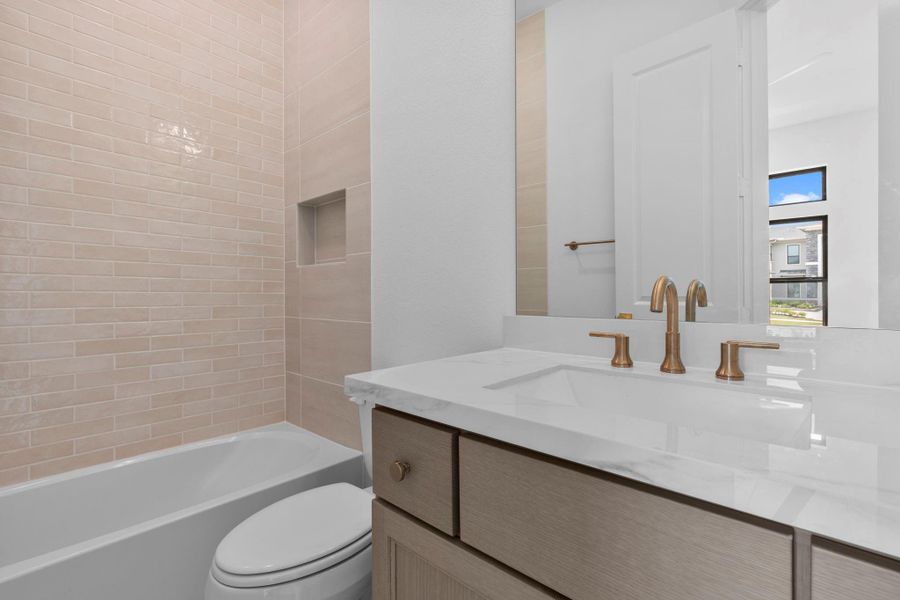 Well designed secondary bath. Representative image.