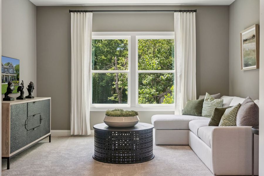 Representative furnished interior of a home built from the The Seneca by Stanley Martin Homes in Glenhurst, Matthews (Image 36).
