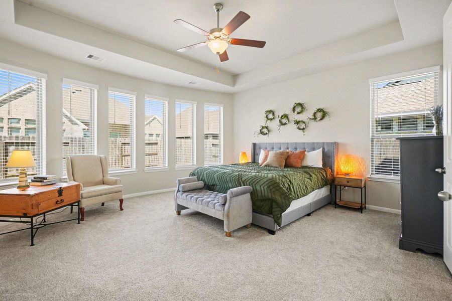 Furnished interior view inside a new home in Coastal Point, League City (Image 5). Furnished interior view inside a new home in Coastal Point, League City (Image 5).