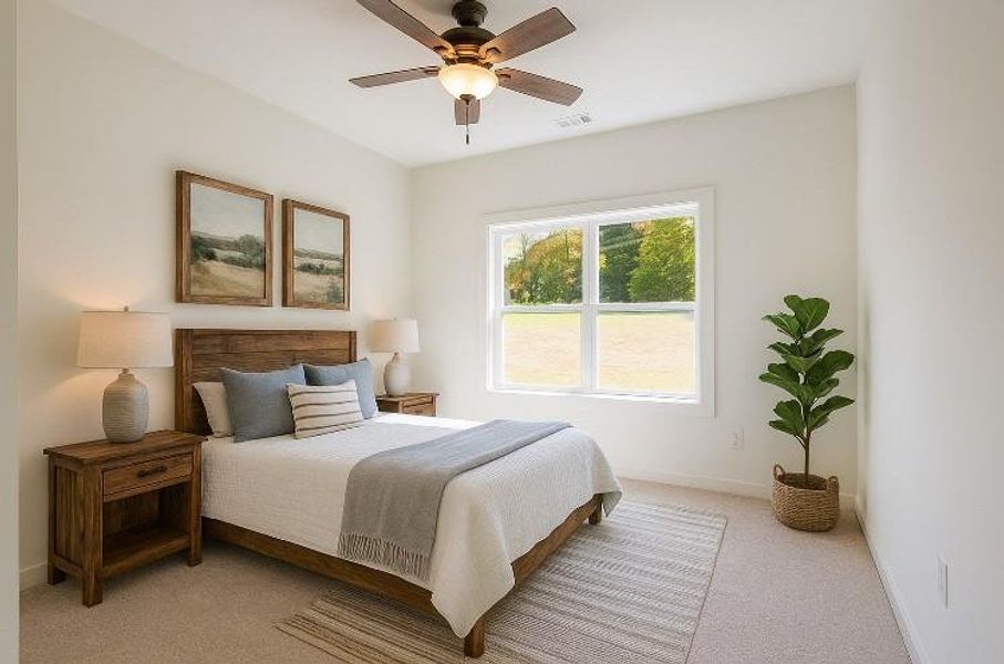 Furnished interior view inside a new home in , Cedartown (Image 13).