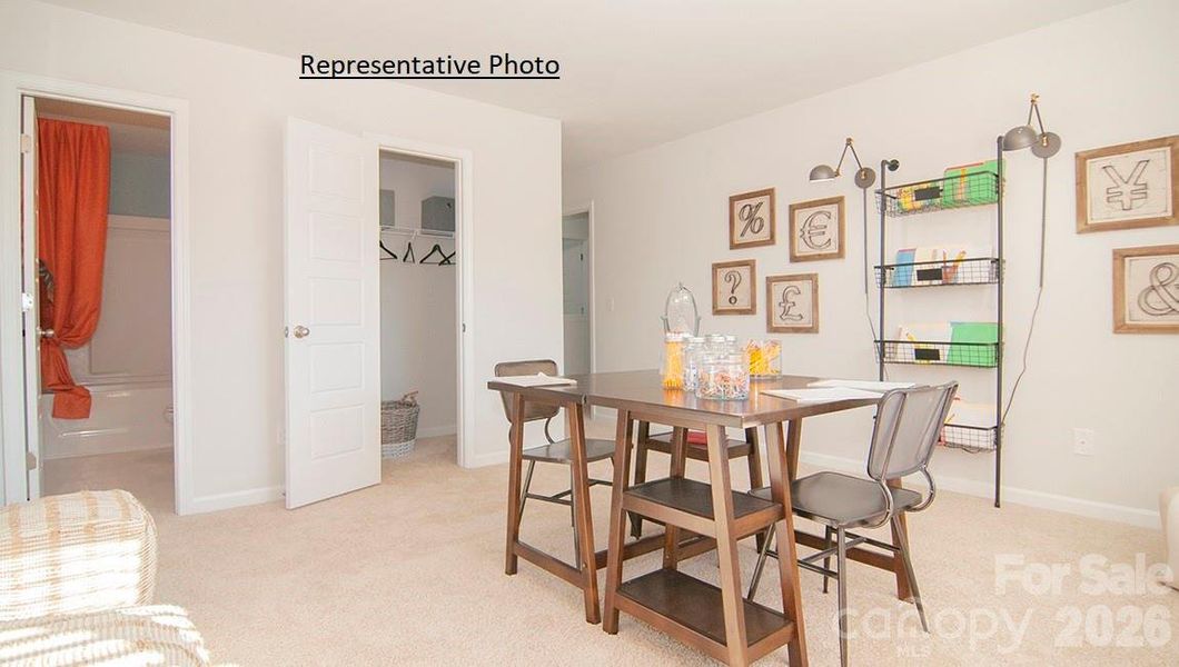 Furnished interior view inside a new home in Wallace Springs, Statesville (Image 37).