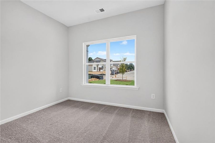 Spacious, unfurnished interior of a new home in Southbend, Rome (Image 32). Spacious, unfurnished interior of a new home in Southbend, Rome (Image 32).