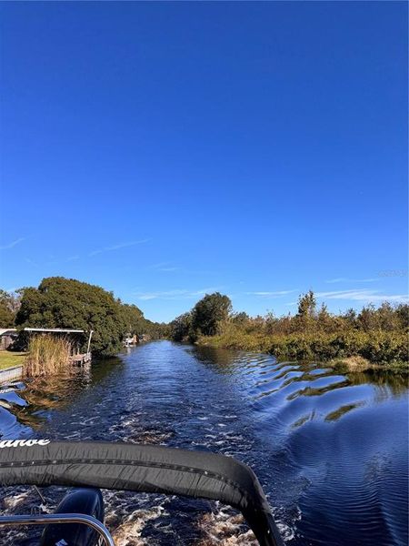 Freshwater canal to the lakes Freshwater canal to the lakes