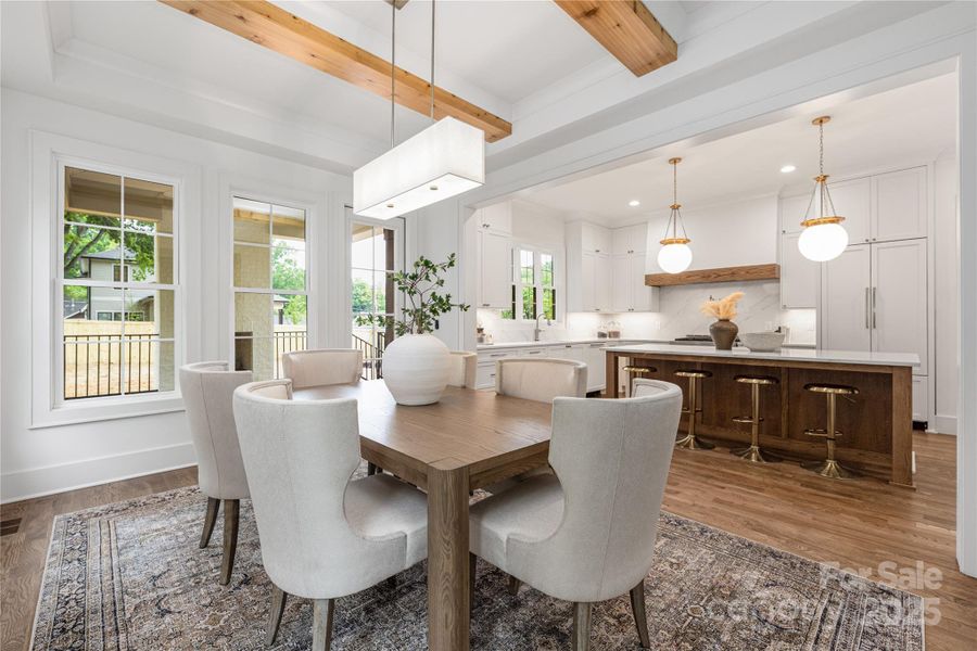 Furnished interior view inside a new home in , Charlotte (Image 4).