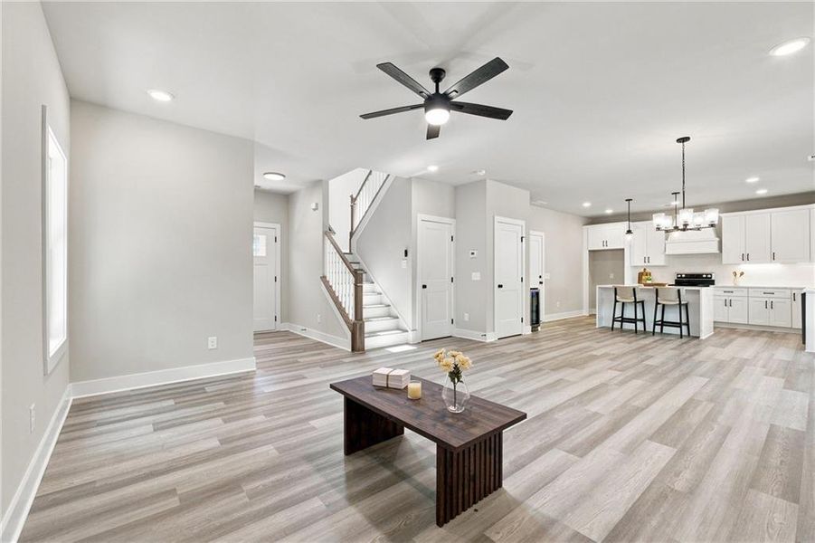 Furnished interior view inside a new home in , Cumming (Image 18).
