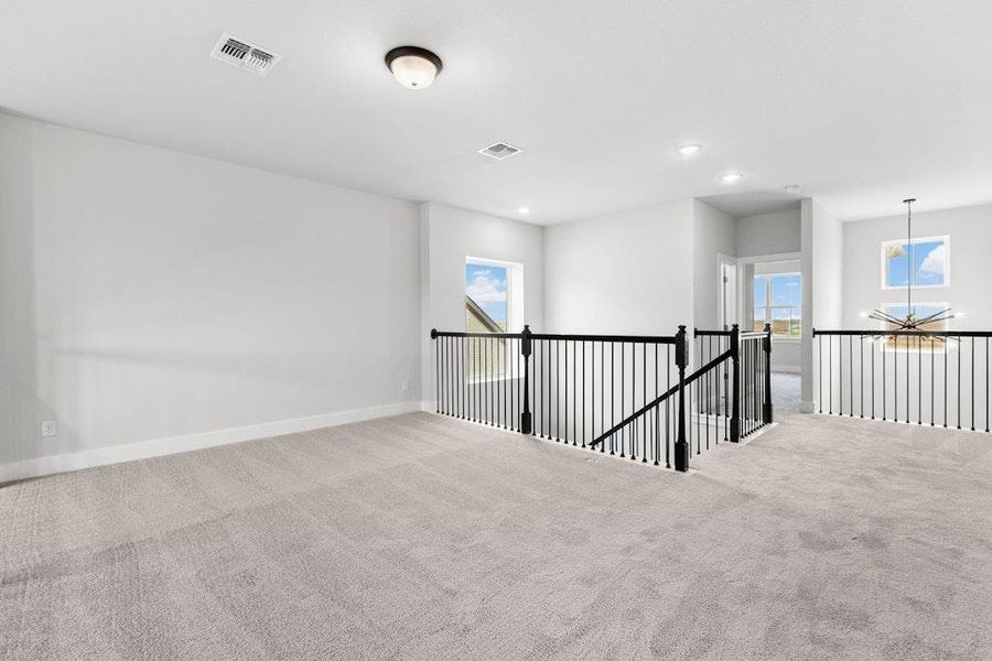 Spacious, unfurnished interior of a new home in Blackhawk, Pflugerville (Image 33).