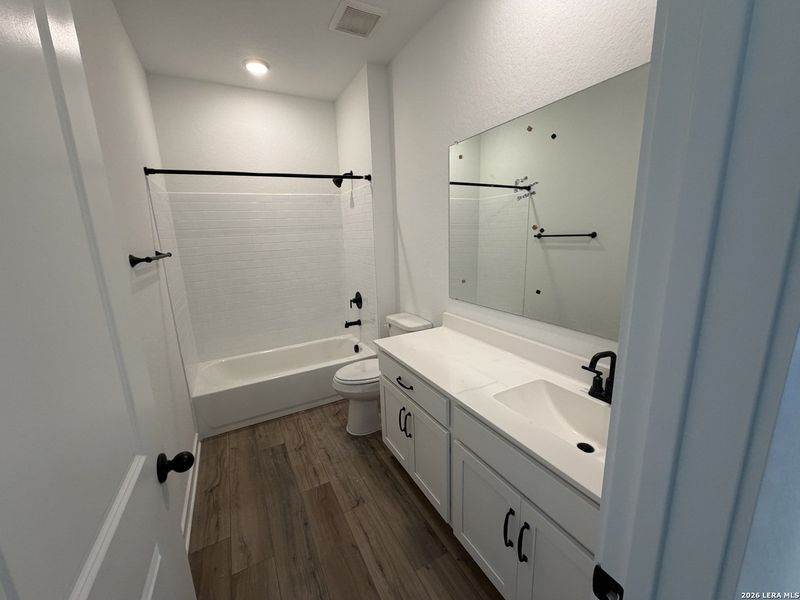 Furnished interior view inside a new home in The Wilder, Adkins (Image 13).