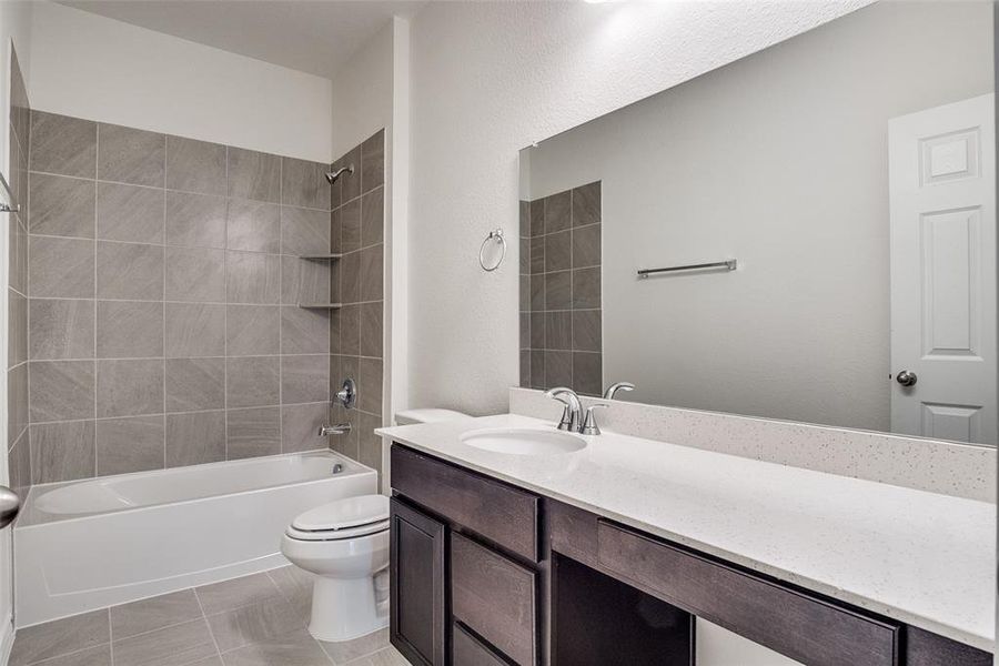 Furnished interior view inside a new home in Sierra Vista at Kelly Ranch, Aledo (Image 9).
