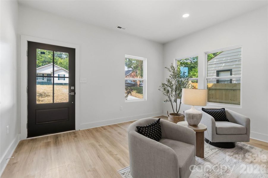 Furnished interior view inside a new home in , Charlotte (Image 12).