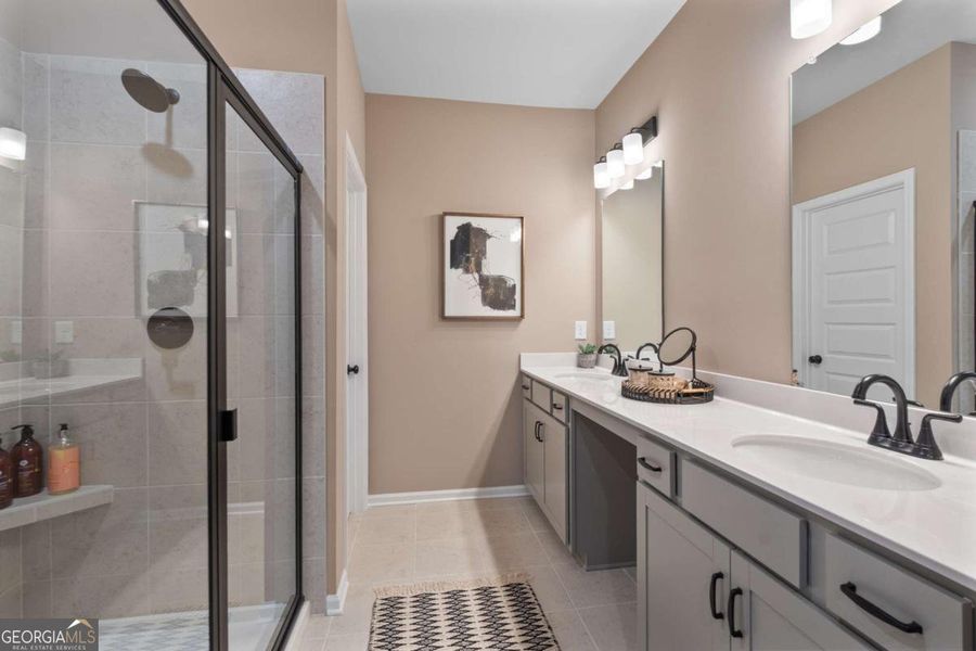 Furnished interior view inside a new home in Glendale Towns, Conyers (Image 24).