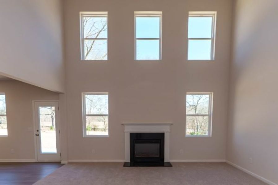 Representative unfurnished interior of a home built from the Clayton by Piedmont Residential in Hampton Ridge, Jefferson (Image 38).