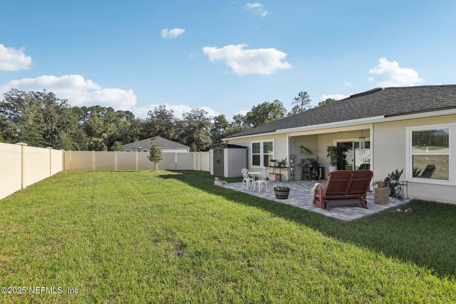 Exterior details and patio area of a home in Creekside Manor, Jacksonville (Image 4). Exterior details and patio area of a home in Creekside Manor, Jacksonville (Image 4).