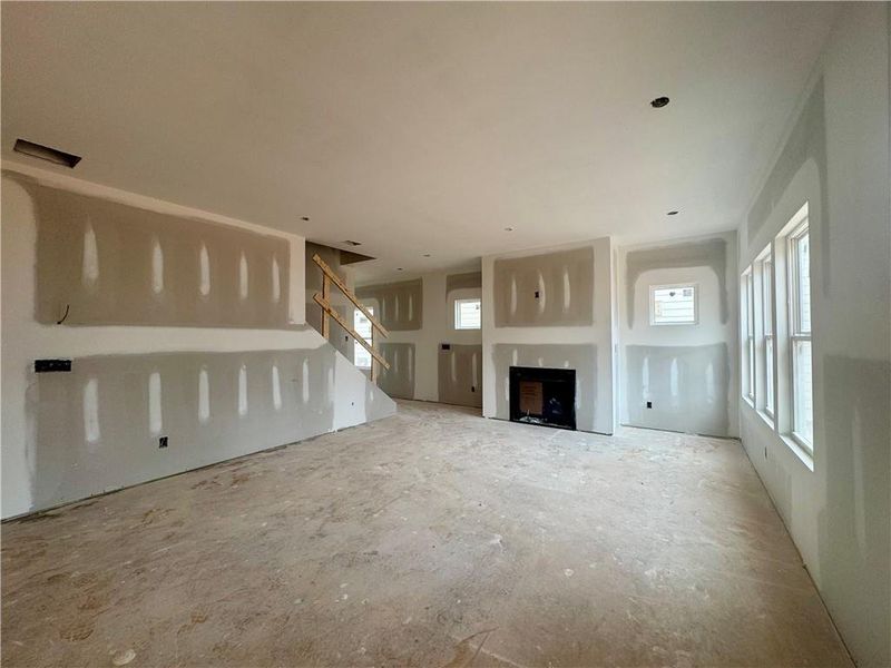 In-progress construction of a new home in Eastlyn Crossing, Flowery Branch, GA (Image 9).