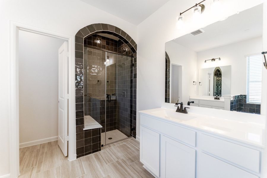 Furnished interior view inside a new home in La Terra, Celina (Image 8). Furnished interior view inside a new home in La Terra, Celina (Image 8).