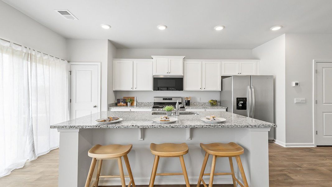 Furnished interior view inside a new home in Carolina Groves Townhomes, Moncks Corner (Image 3).