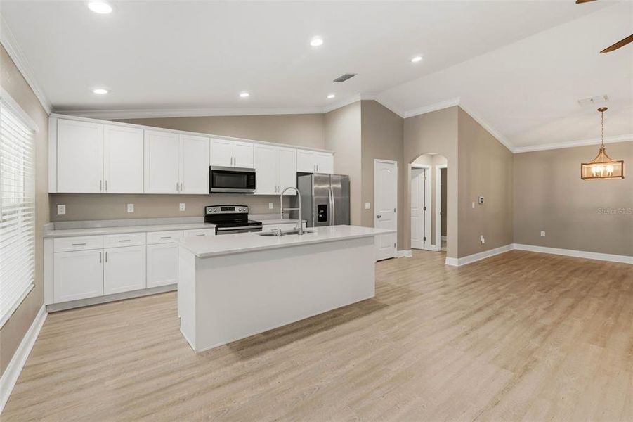 Furnished interior view inside a new home in , Lakeland (Image 5). Furnished interior view inside a new home in , Lakeland (Image 5).