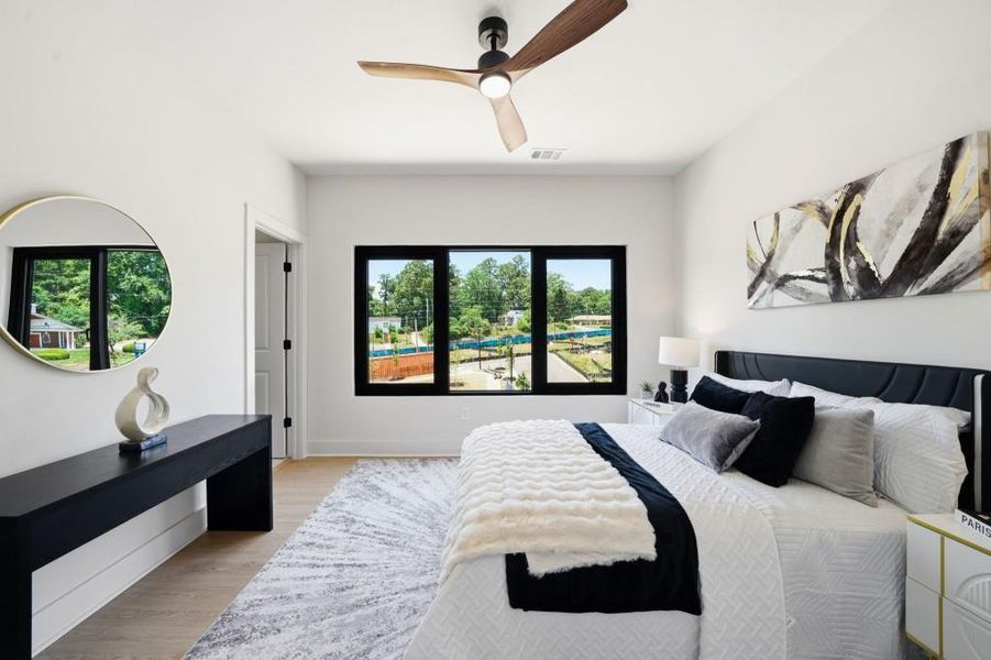 Furnished interior view inside a new home in , Decatur (Image 50).