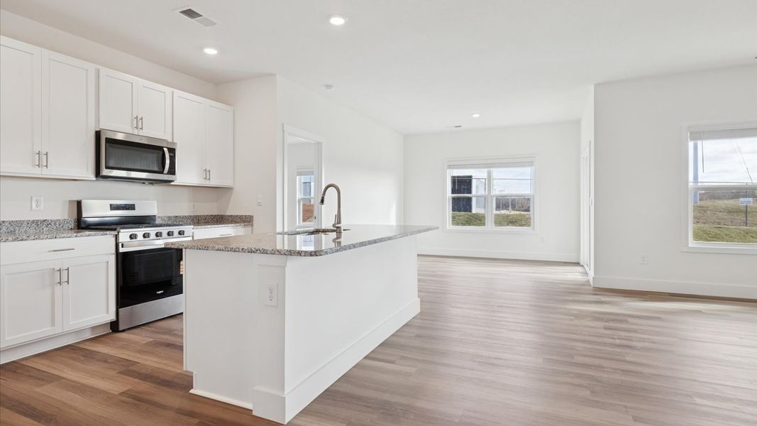 Furnished interior view inside a new home in Millstone Village, Morristown (Image 4). Furnished interior view inside a new home in Millstone Village, Morristown (Image 4).