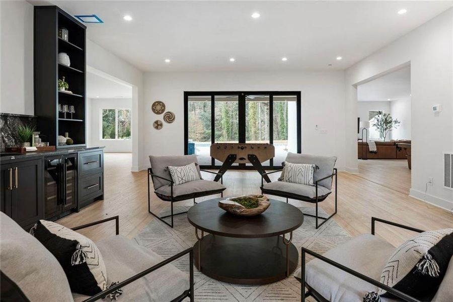 Furnished interior view inside a new home in , Sandy Springs (Image 55). Furnished interior view inside a new home in , Sandy Springs (Image 55).