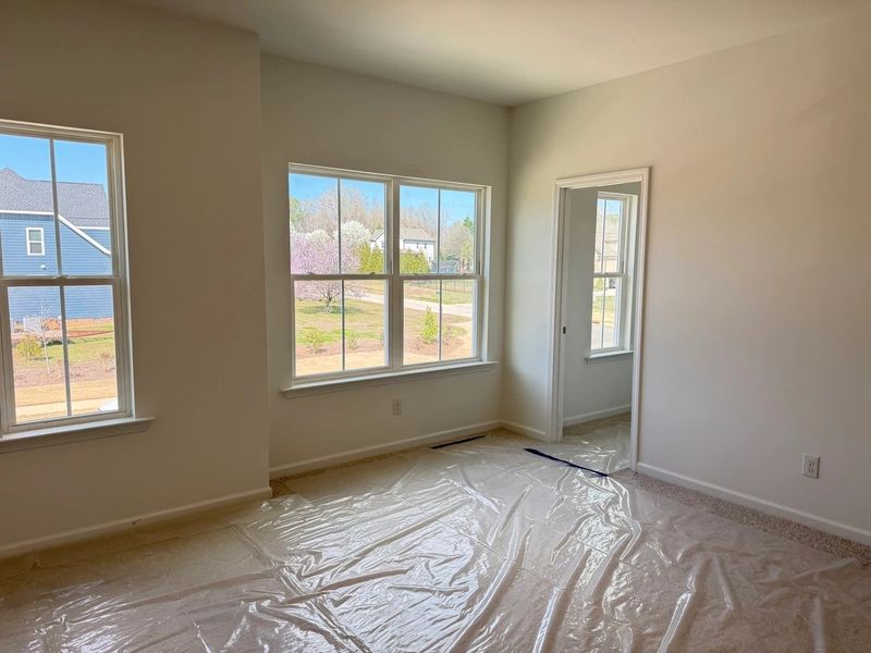 In-progress construction of a new home in Rowland's Grant, Fuquay Varina, NC (Image 20).
