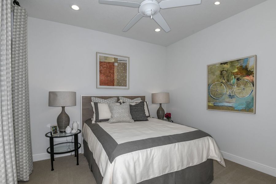 Representative furnished interior of a home built from the Tidewater 2B by Neal Communities in Vicenza, Venice (Image 12).