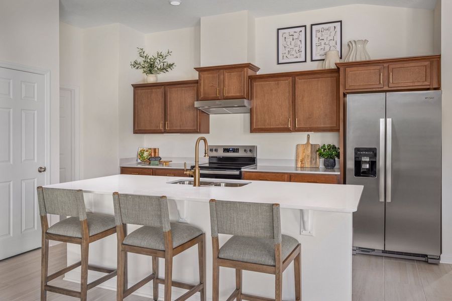 Representative furnished interior of a home built from the 1638 Modeled by KB Home in Maplewood, St. Augustine (Image 5).