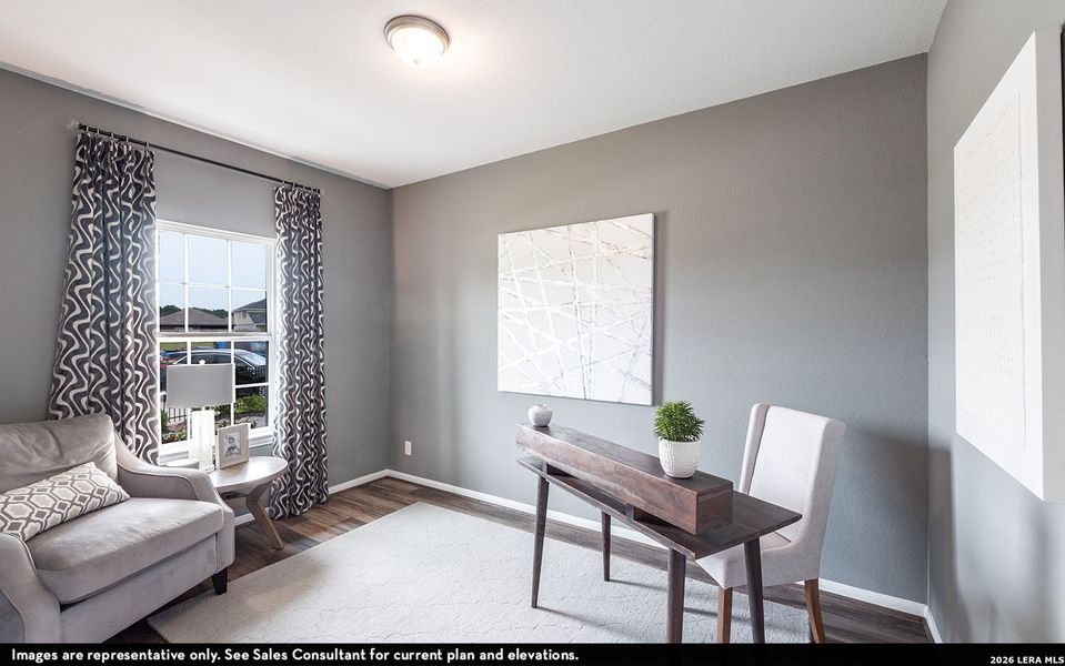 Furnished interior view inside a new home in Red Hawk Landing, San Antonio (Image 13).