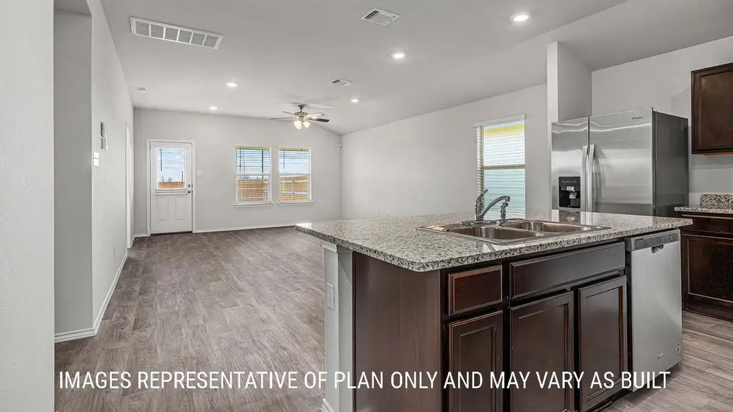 Furnished interior view inside a new home in Pecan Creek, Temple (Image 3).