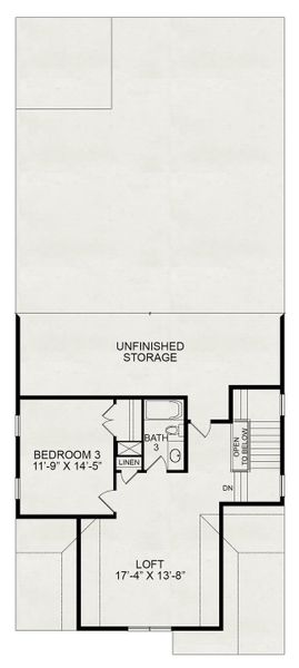 2D floor plan layout of this home in Wendell Falls, Wendell, NC (Image 5). 2D floor plan layout of this home in Wendell Falls, Wendell, NC (Image 5).