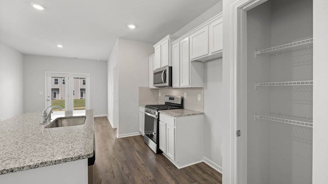 Furnished interior view inside a new home in The Abbey at Trolley Run Station, Aiken (Image 6).
