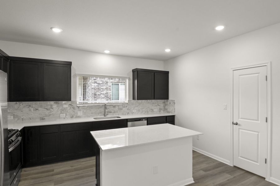Furnished interior view inside a new home in Crosswinds, San Marcos (Image 8).