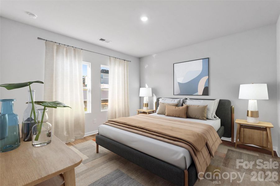 Representative Ford Primary Bedroom Virtually Staged