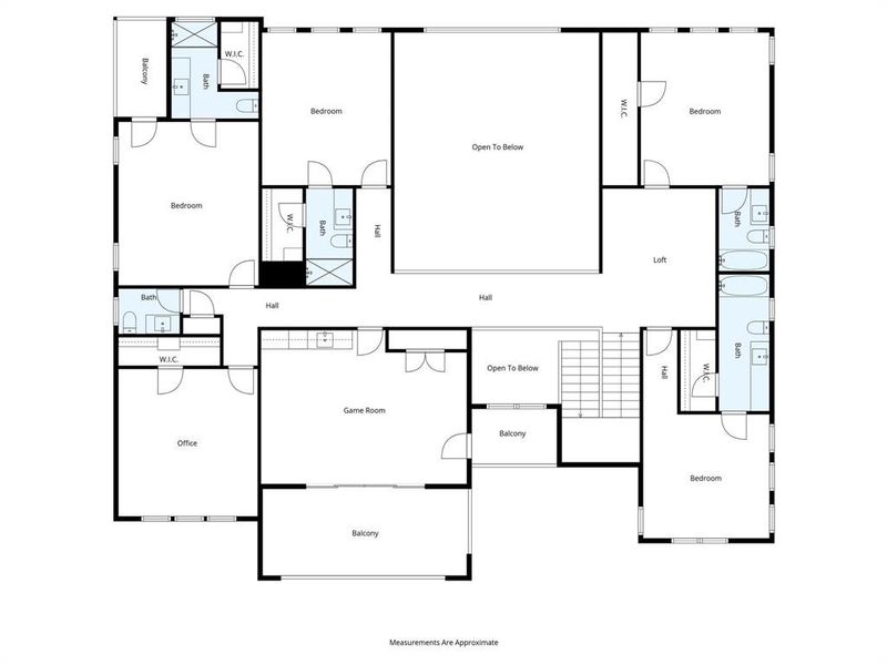 2D floor plan layout of this home in , Dallas, TX (Image 6).