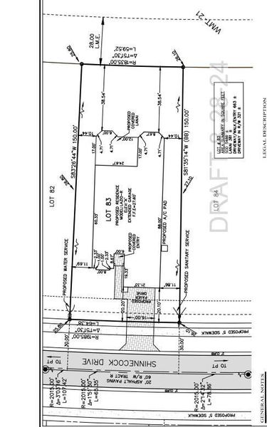 13032 SW Shinnecock Drive Preliminary Plot Plan