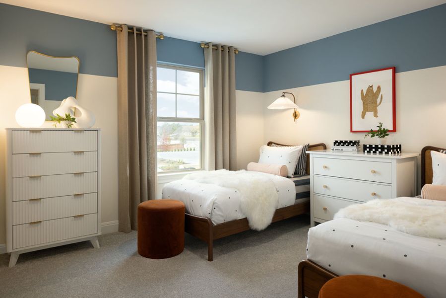 Representative furnished interior of a home built from the Sweetwater by Pulte Homes in Saddleback at Santa Rita Ranch, Liberty Hill (Image 11).